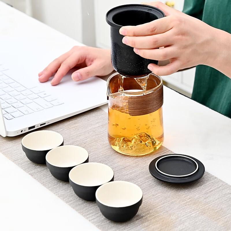 Shangqi Portable Ceramic Travel Tea Set