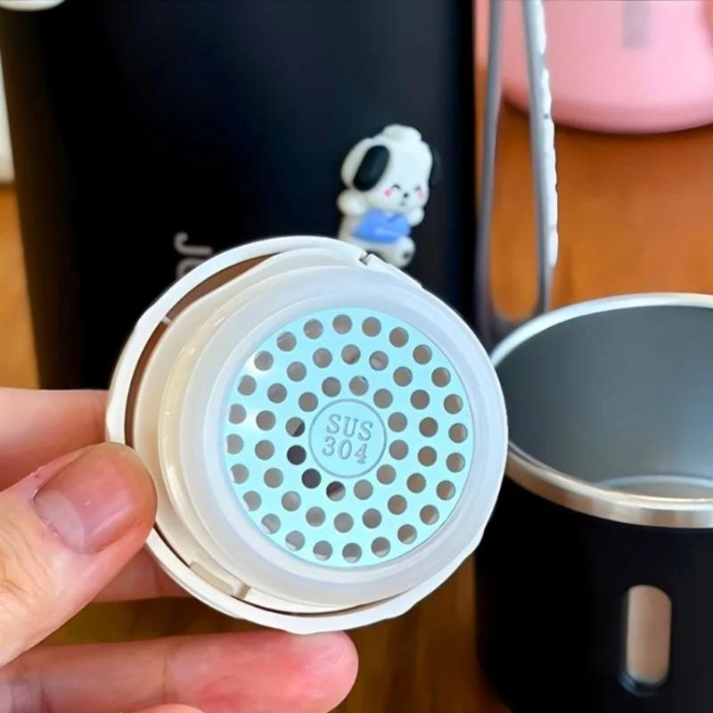 600ML Thermische Wasserflasche Edelstahl Thermosflasche Kalt halten Thermosbecher Wasserflasche Thermoskanne für Tee Kaffee Vakuumflaschen