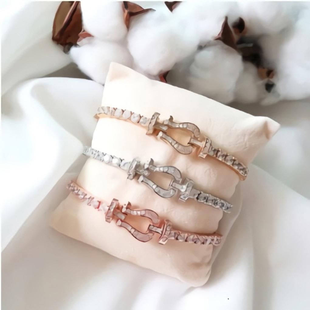 Simple Ball Chain Daily Pink Gold Bracelet Luxury Cubic Pre