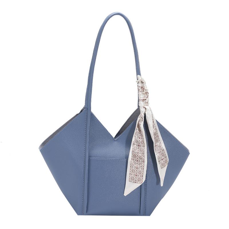 

Трендовая текстурная сумка, женская, 2025, модная, с нерегулярным шелковым платком, сумка-тоут, большая вместимость, сумка «мать и дитя», универсальная