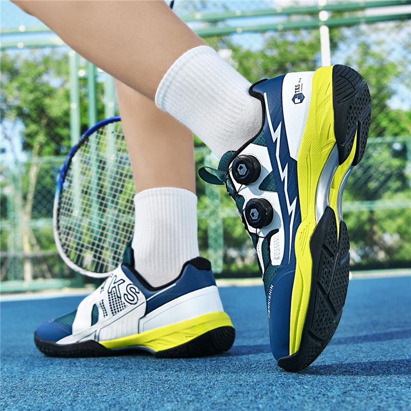 Pánská a dámská trailová běžecká obuv s dvojitým otočným zapínáním a protiskluzovou podrážkou - Outdoorová sportovní obuv tlumící nárazy na podzim a zimu