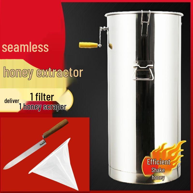 Thickened Stainless Steel Honey Extractor & Spinner Set for Beekeeping