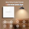 BSEED Wifi Dimmer Wall Light Switch 1/2/3Gang Smart Touch Switch Function Base Glass Front Panel DIY Parts Free Combination