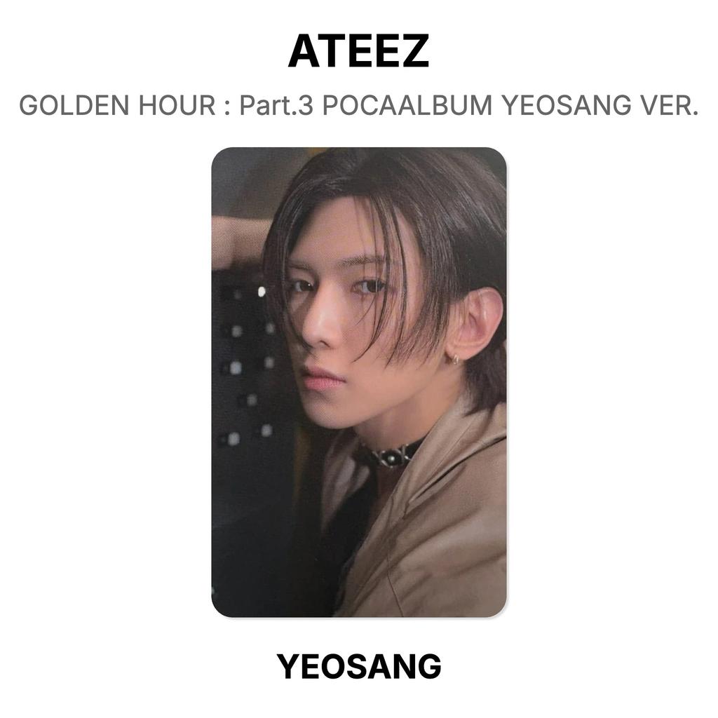ATEEZ HORA DOURADA : Parte.3 POCAALBUM YEOSANG VER. Cartão de foto oficial