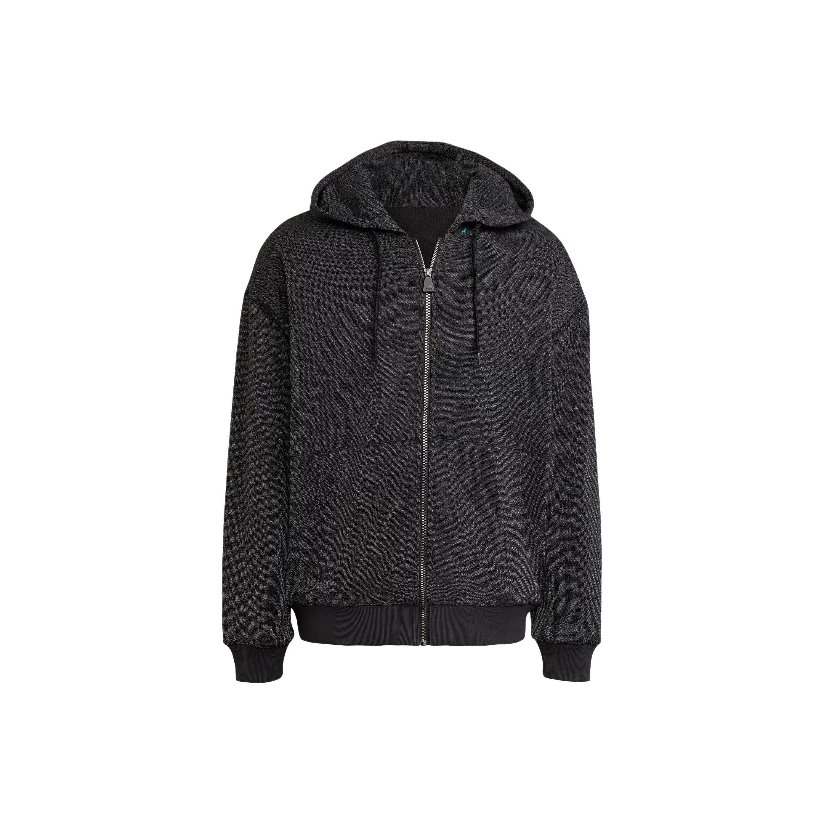 

Adidas Серия оборудования FW25 Светоотражающий логотип Буква Спортивная толстовка Куртка с длинным рукавом Мужская куртка JX1460 XL