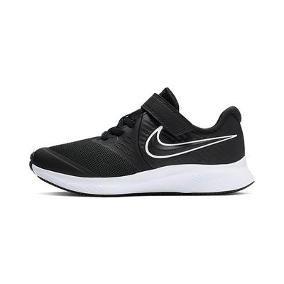 Star Runner 2 Minimalistischer Stil Niedrige Kinder-Laufschuhe Schwarz Weiß Kinder im Alter von 3-7 Jahren AT1801-001