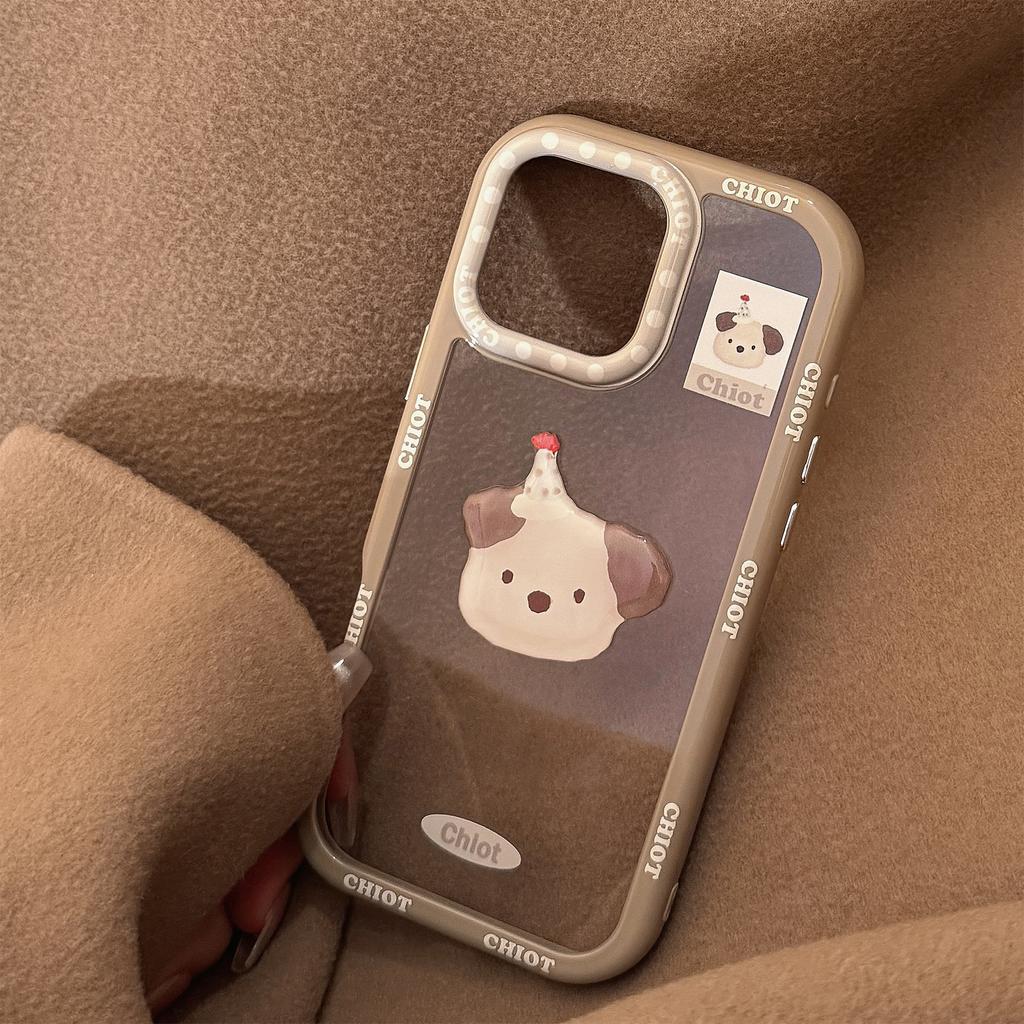 Cute Animal Avatar Suitable for IPhone 16 Mobile Phone Case Apple 15 Three Dimensional 14Pro Max Acrylic 13