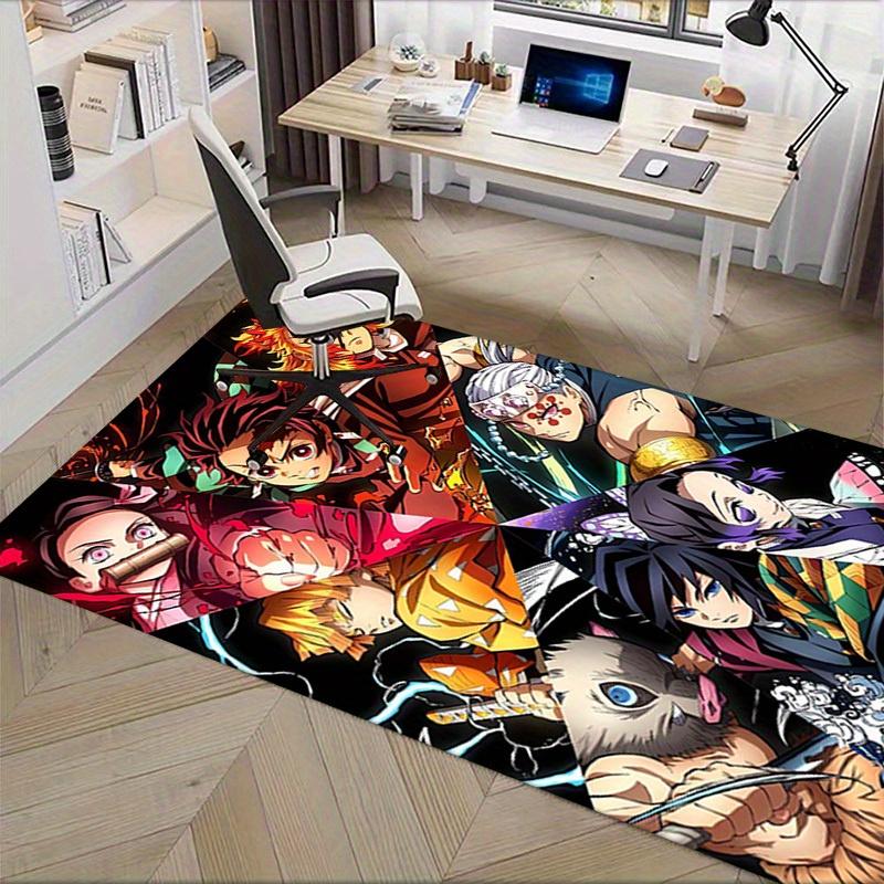 Office Carpet: Demon Slayer Theme Sofa Rug for Chair Protection