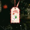 DIY Tags with Rope Merry Christmas Labels Gift Hang Paper Card Xmas Party Supply