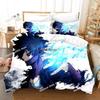 Japan Anime My Hero Academia Printed Bedding Set Cartoon Duvet Covers Pillowcases Comforter Bedding Set Bedclothes Bed Linen