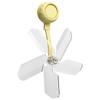 Adjustable Wall-Mounted Wind Deflector Fan with Creative Suction-Cup for Anti-Direct Blow in Bedroom or Living Room