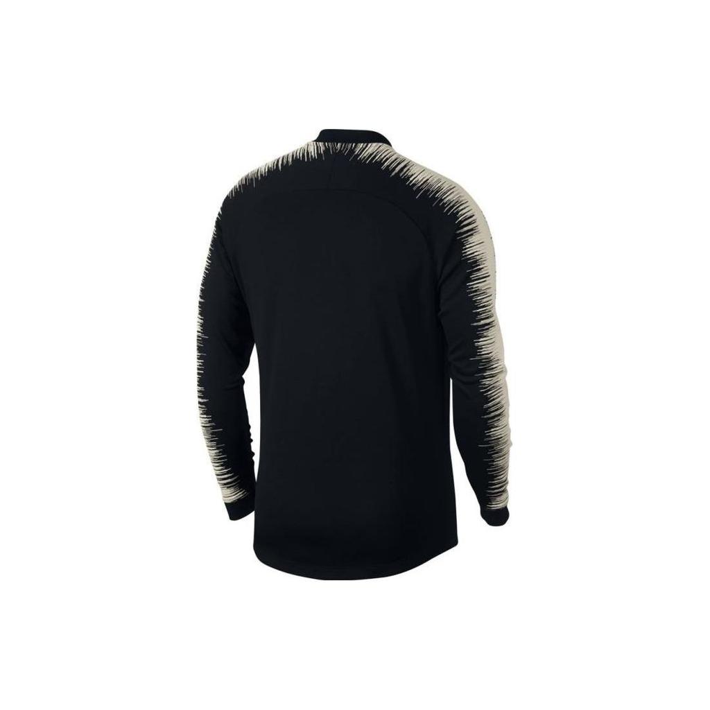 Nike Comfortable Sports Casual Zip Jacket Men jackets Black Gold 894365-013