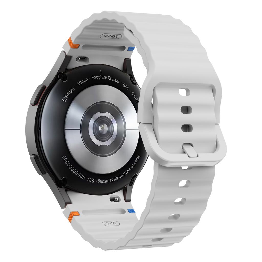 Original Silikonband für Samsung Galaxy Watch 7 FE 6 4 Classic 5 pro 44mm 40mm 43mm 47mm 45mm Armband Galaxy Watch6 7 Strap