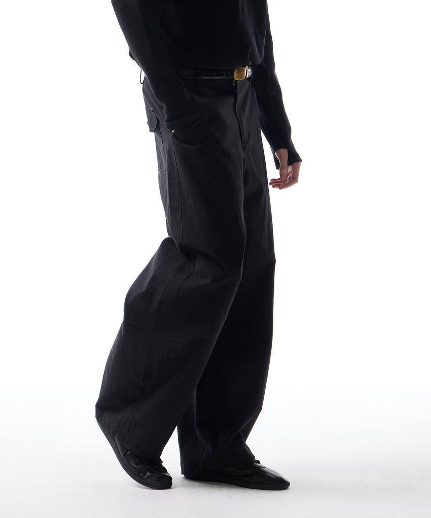 LEARVE Phlox Semi-Curved Wide Chino Pants (3 Colors)