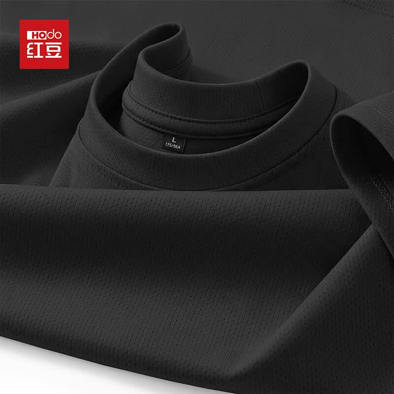 Hodo Men's Ice Silk Mesh Short Sleeve T-Shirt