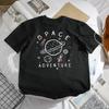 Retro Harajuku Fashion Brand T-shirt Male Female Short Sleeved Summer Loose Pure Cotton Couple Half Sleeved Women And Men Ins