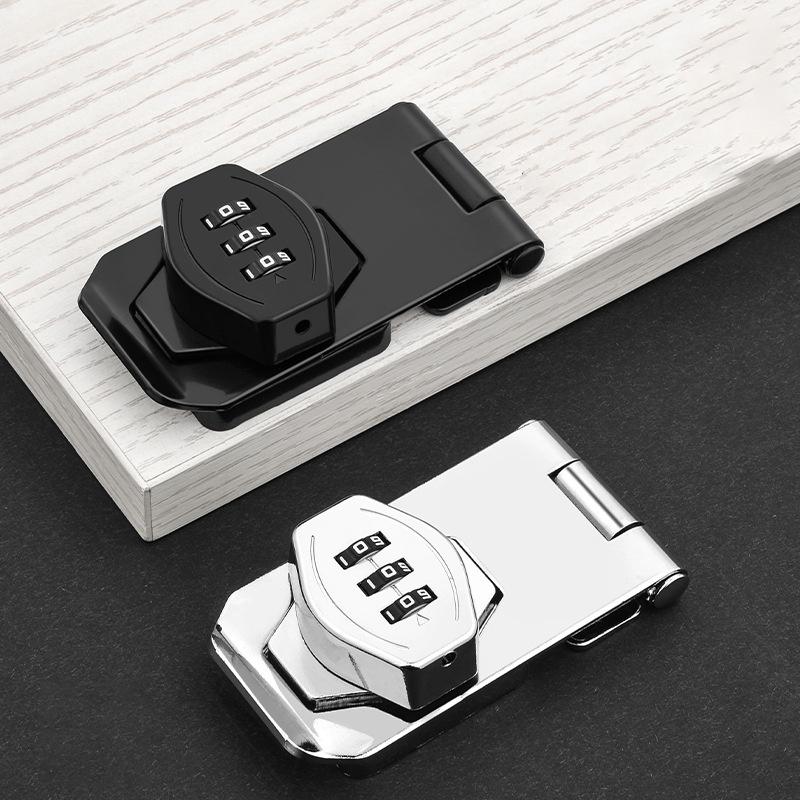 3-Digit Combination Lock Easy To Install Zinc Alloy Password Drawer Locks Mechanical Dial Cabinet Security Cam Lock Refrigerator