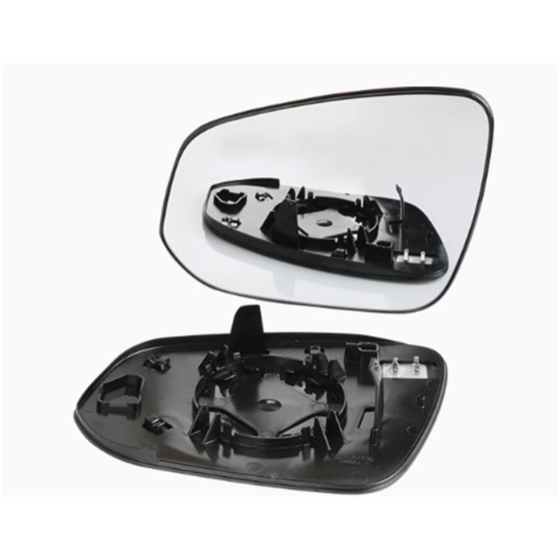 Auto Rear Heated Mirror Glass Cover Frame Turn Signal Light Bottom For Toyota RAV4 2024