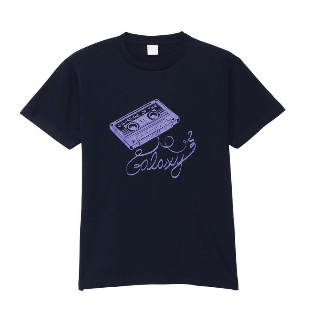 Small Planet Guardians of the Galaxy T-Shirt Cassette, Size M, Navy