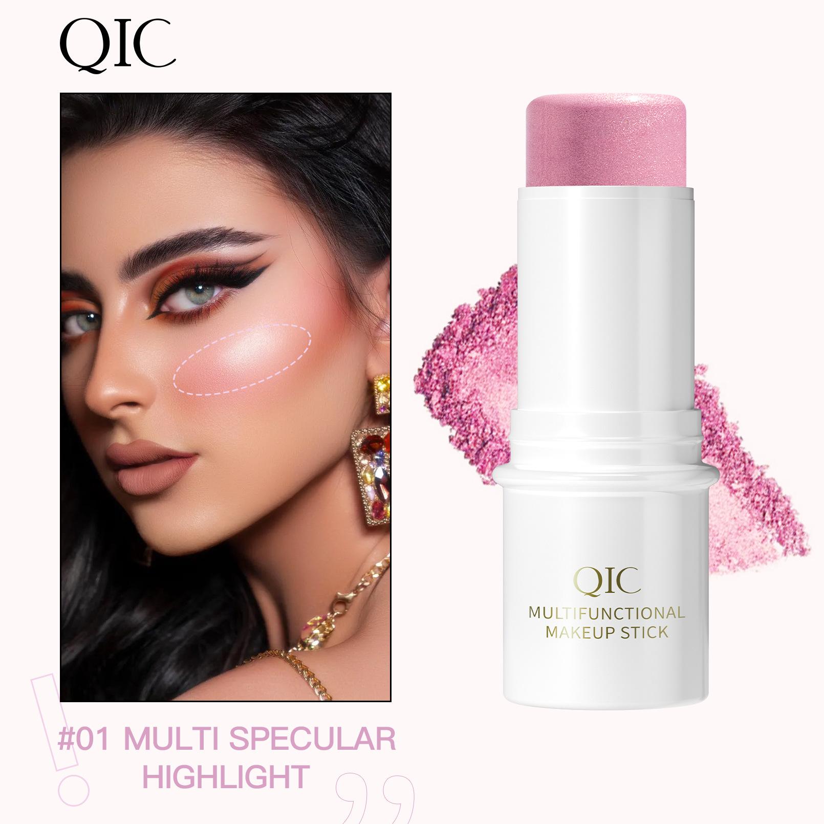 Color Highlight Grooming Stick, Three-Dimensional Brightening And Modifying Contour Multi-Functional Makeup Stick Makeup 6g*3pcs