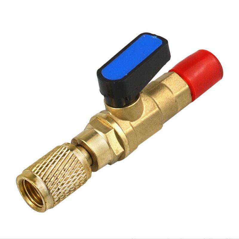 Liquid Dosing Safety Valve R22 Automotive Air Conditioner Low-pressure Refrigerant Valve Globe Valve Fluorinated Accessories