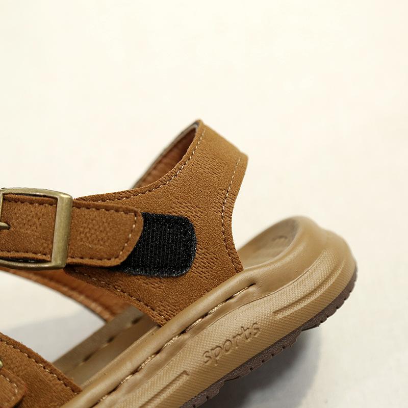 Children's Shoes - Retro Flip-flops for Boys, Beach Shoes for Girls