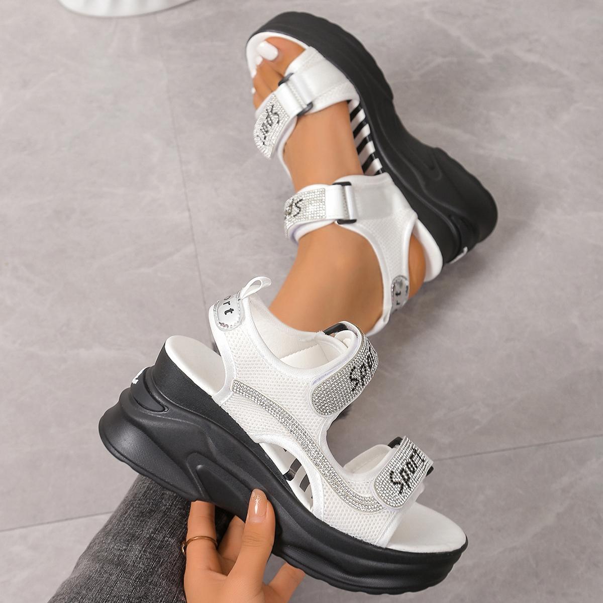 

Fashion Summer Women Sandals Sexy Roman Women Casual New Walking Shoes Comfortable Outdoor Anti-slip Platform Sandals Sandalias De Mujer 35 белый