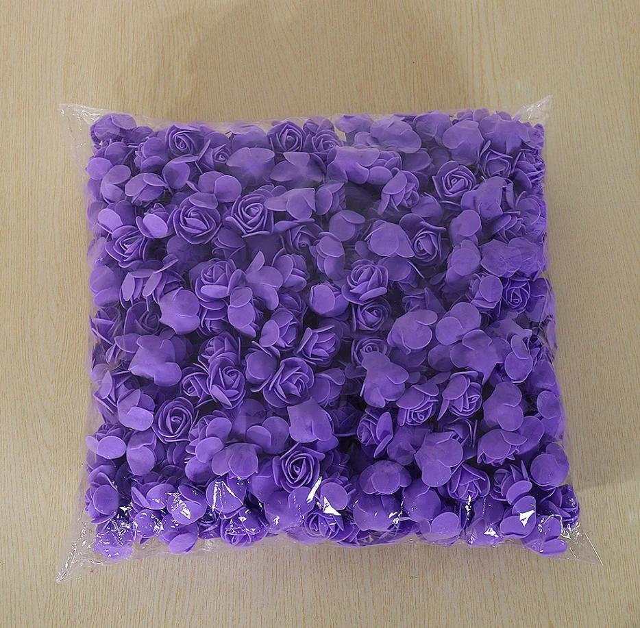 Artificial Foam PE Rose Heads Artificial Roses DIY Valentine's Day Rose Wedding Candy Box Decoration Material