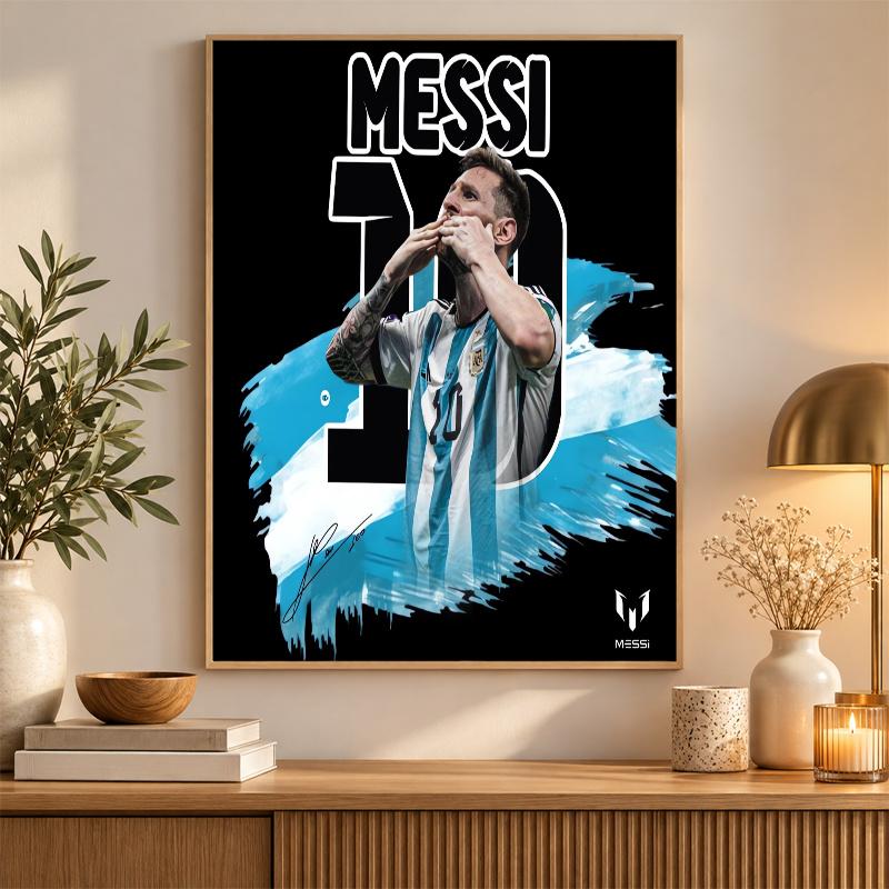 Lionel Messi Diamantmalerei Set 5D Vollbohrer DIY Diamantmosaik Wandkunst Heimdekoration