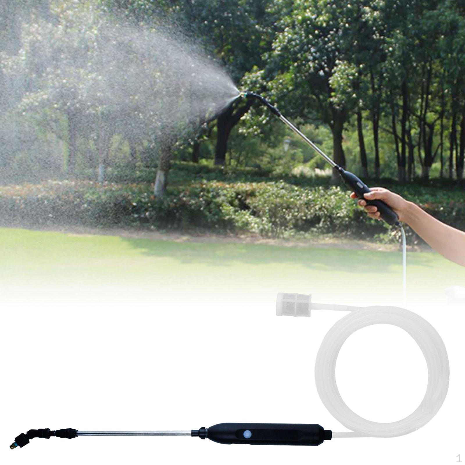 Automatic Garden Sprayer USB Charging Spray Wand Long Telescopic Rain Watering for 5m Universal Joint