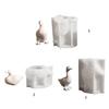 Flexible Silicone Mould Accessory for Creating Duck Candle Holders Decoration With Resin And Plaster Daily Use