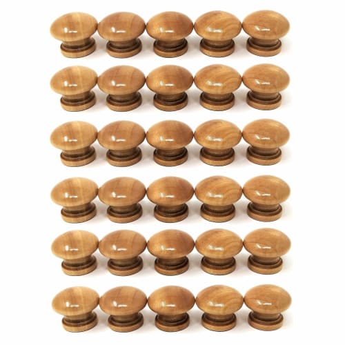KINOKINO Wooden Handles, Set of 30, Knobs and Handles (Wood)