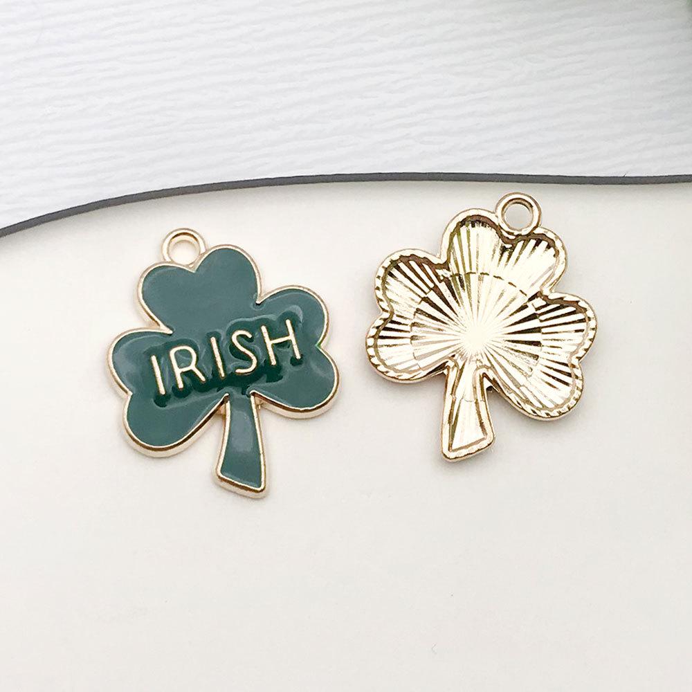Clover Ireland DIY Jewelry: Lucky Clover Hat, Keychain, Bracelet, Earrings, Pendant, Good Luck Charm.