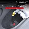 For Tesla New Model Y Juniper 2025-2020 Model 3 Highland Rear Door Emergencies Safety Pull Rope Emergency Handle Car Accessories