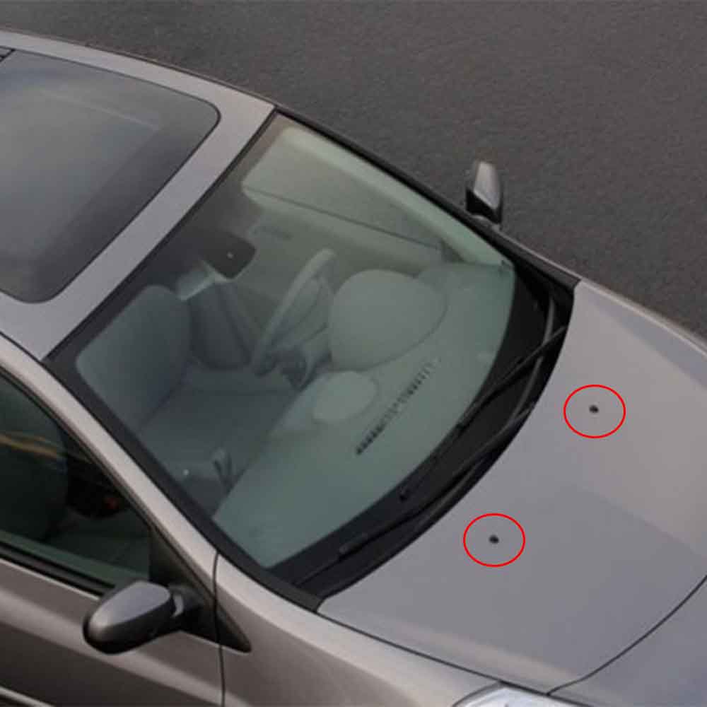 2Pcs Windscreen Wiper Washer Jet Nozzle 7700413545 For Renault Clio MK2 1998-2012