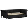 VidaXL Daybed with Trundle and Drawers Black 90x200 Cm Faux Leather 3197731
