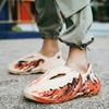 Fashion Unisex Beach Men Sandals EVA Women Hollow Garden Shoes Tie-dyed Designer Hole Slippers Sneakers Water Shoes Slip On Slippers Men