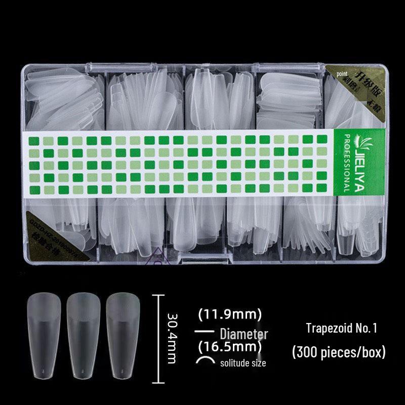 

Frosted Ultra-Thin Traceless Nail Tips: Small Size, Refillable, Half & Full Stick Options, Carvable