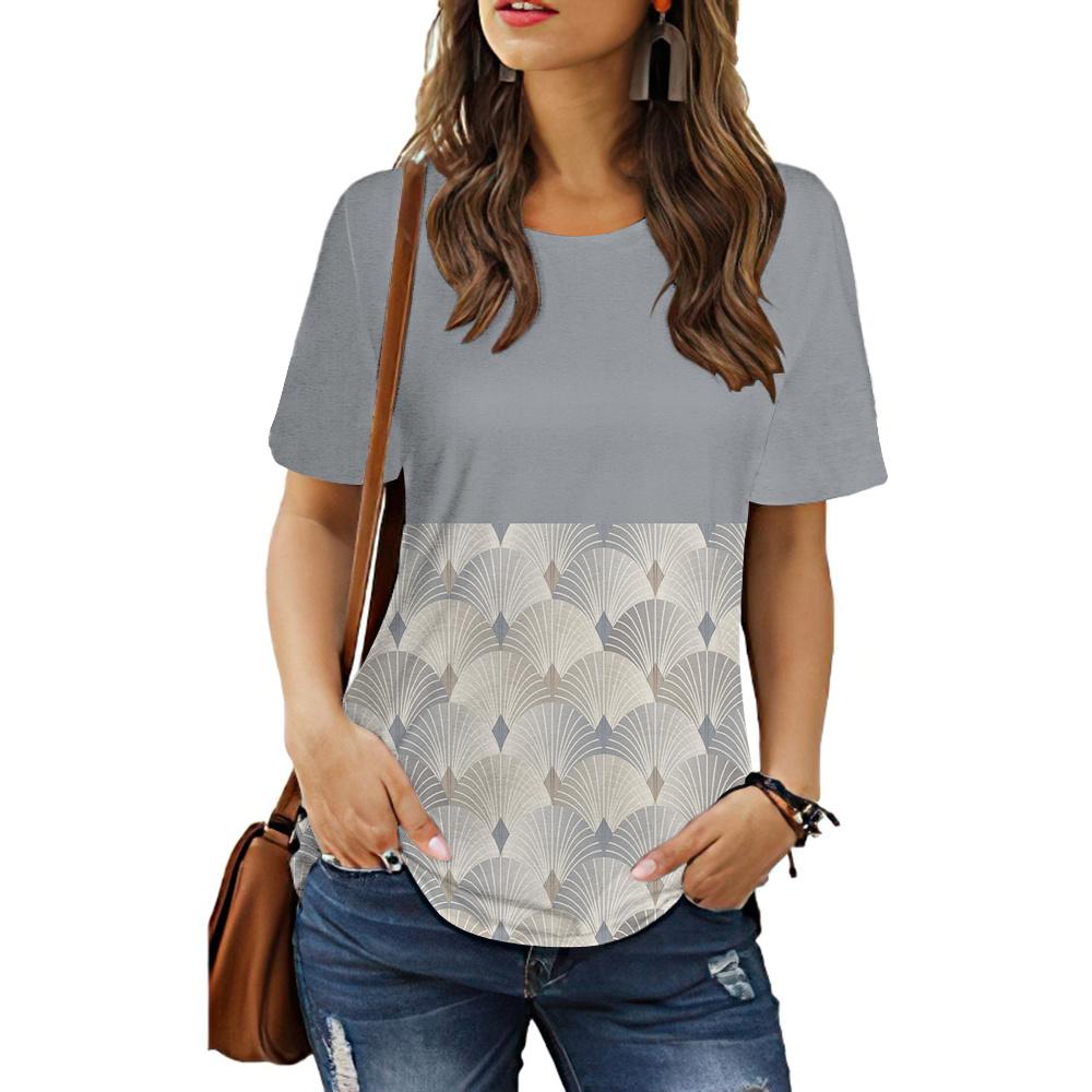 Summer Leopard Printing T-shirt Women Streetwear Retro T Shirts Tops Oversized Clothing Multiple Styles and Sizes To Choose From
