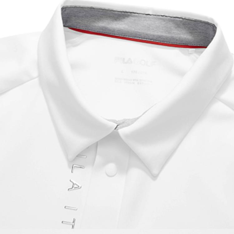 New FILA Athletics Polo Shirts Men's Jade White A11M135221F-WT