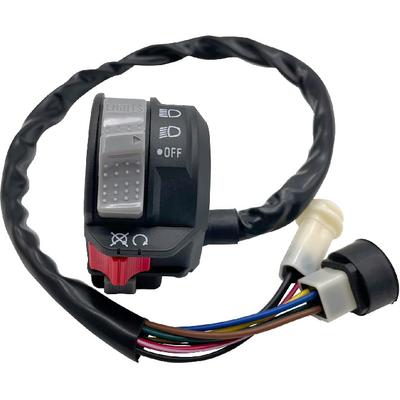 M MATI Left Handlebar Control Engine Start Run Off Headlight Switch For Yamaha Big Bear 350 Warrior 350 Moto-4 225/250/350 PRO-4 Terra Pro
