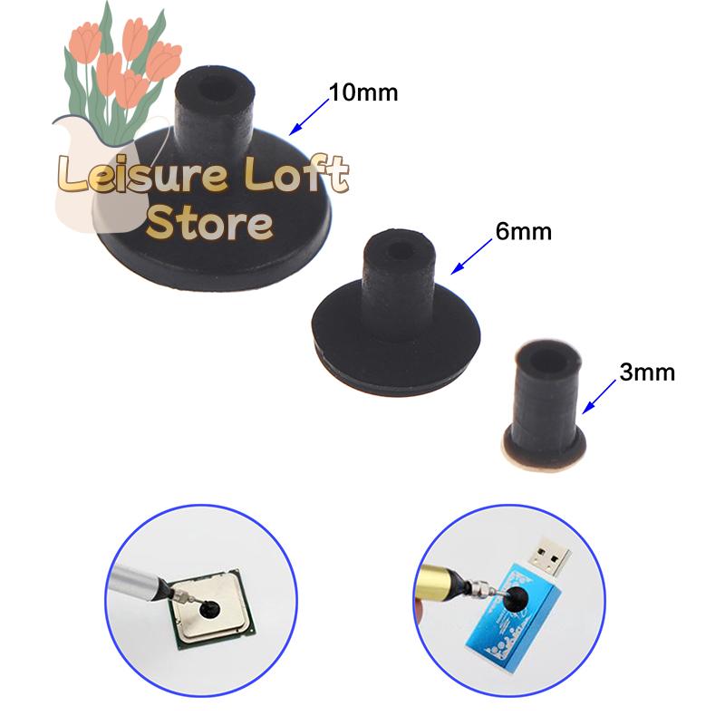 Precision Vacuum Suction Pen Tips Set 3/6/10mm ESD-Safe IC Chip Handling Pickup Tool for SMT Rework 5/10Pcs Essential