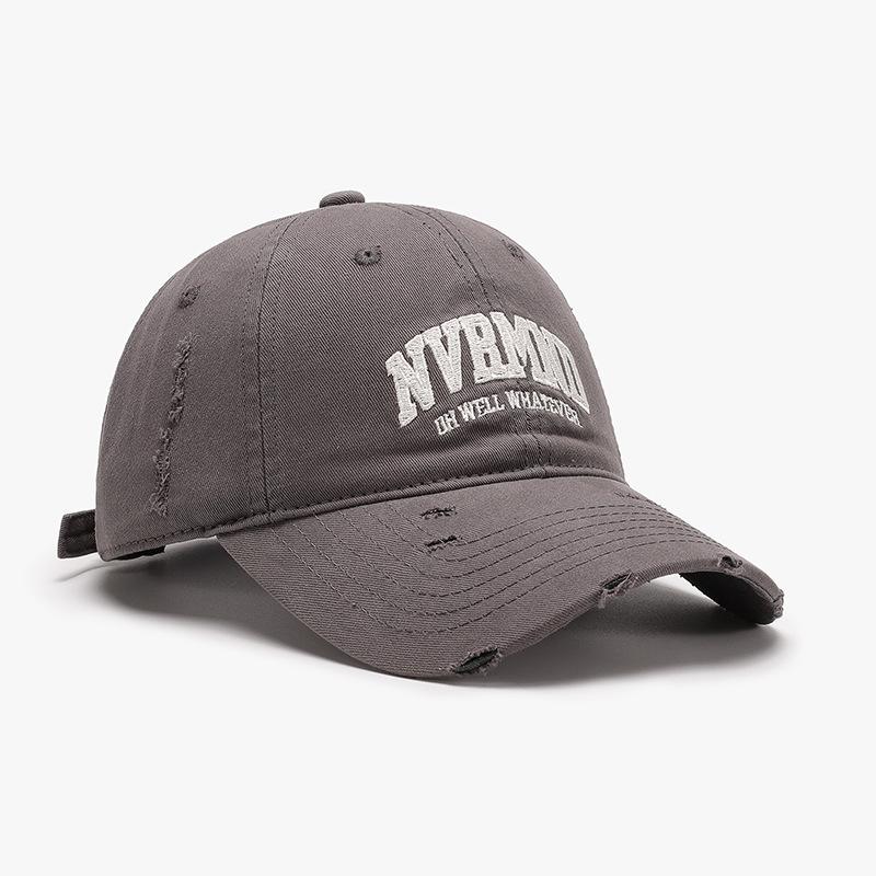 

Весна и Осень, Вышивка букв, Мягкий верх, Отверстие, Мужская бейсболка, Женская, Для путешествий на открытом воздухе, Для шопинга, Универсальная, Корейская кепка с утиным козырьком Adjustable