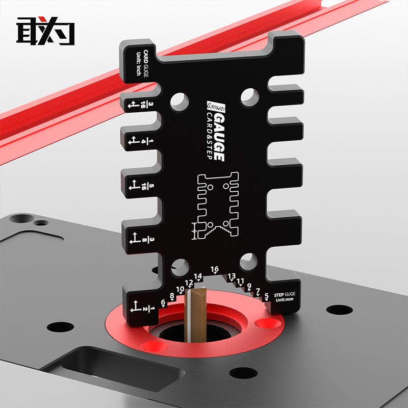 Woodworking Mortise Gauge and Push Block Auxiliary Tool