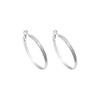 Hong Kong style retro design earrings femininity circle earrings personalized Internet celebrity earrings