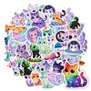 35pcs Cartoon Space Stickers Cute Cats Funny Stickers Stationery Stickers For  Laptop Luggage Scrapbook Diary Sticker DIY