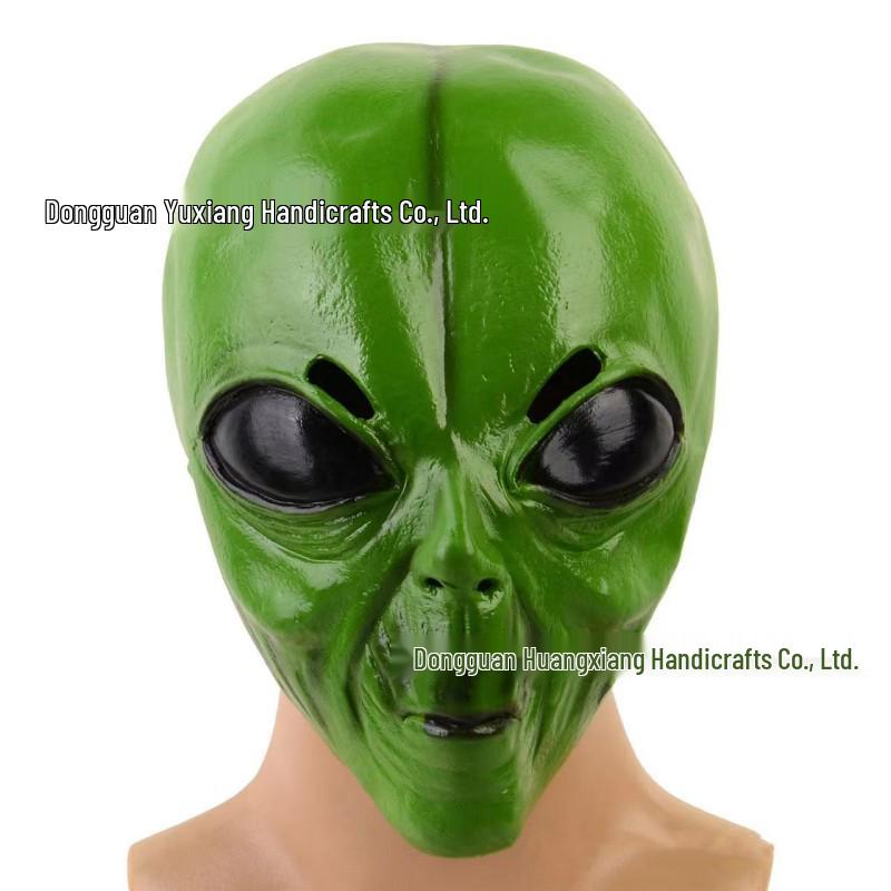 

Инопланетный НЛО Зеленый Латексный Головной Убор Маска на Хэллоуин