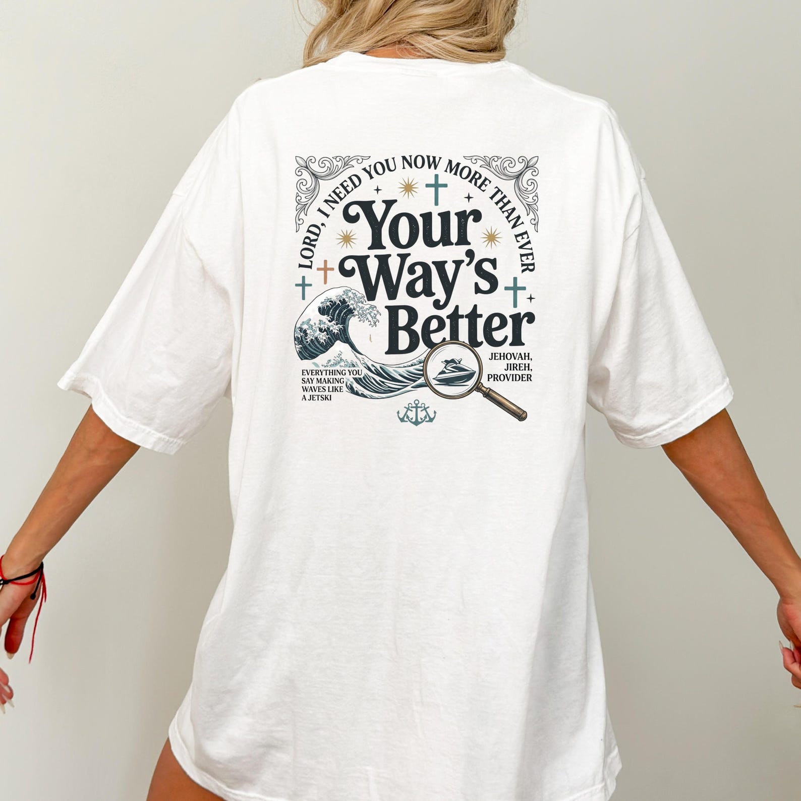 Your Way’s Better Shirt, Christian Bible Verse Tee, Jesus Lover Graphic Tee, Proverbs 16:9 Faith Shirt, Religious Gift, Youth Worship Top 2XL