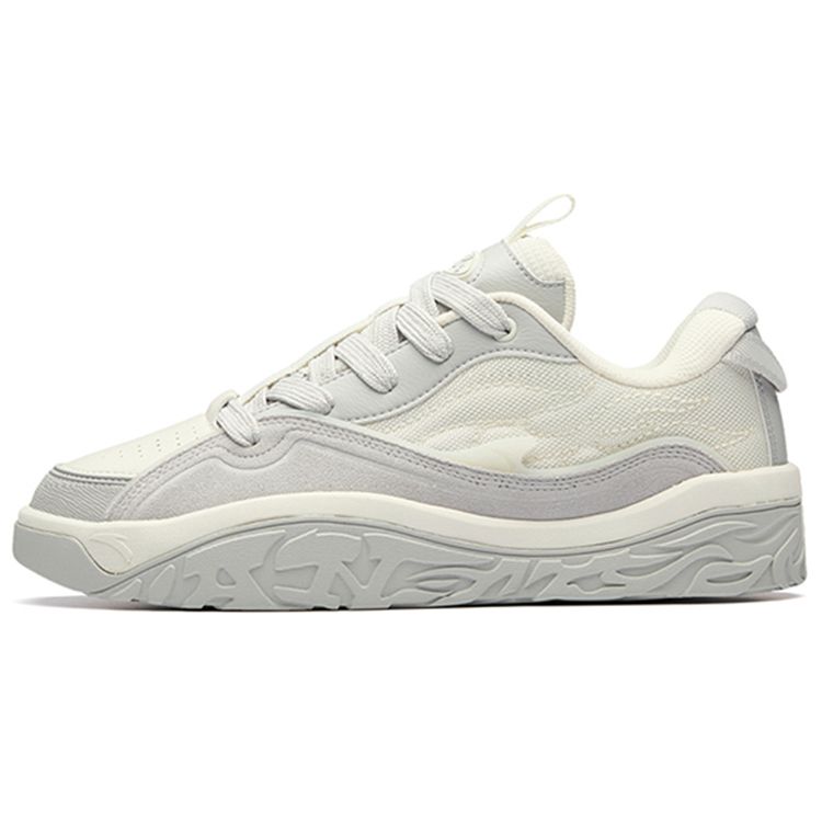 Anta Men 1991 Retro Casual Skate Sneakers White Black Red 912238083-1 43