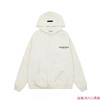 Unisex Fleece-Lined Hooded Sweatshirt With Velvet Letter Print Loose Fit Winter Cotton Pullover Teens